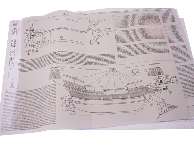 MINI MAMOLI Golden Hind 1:110 kit