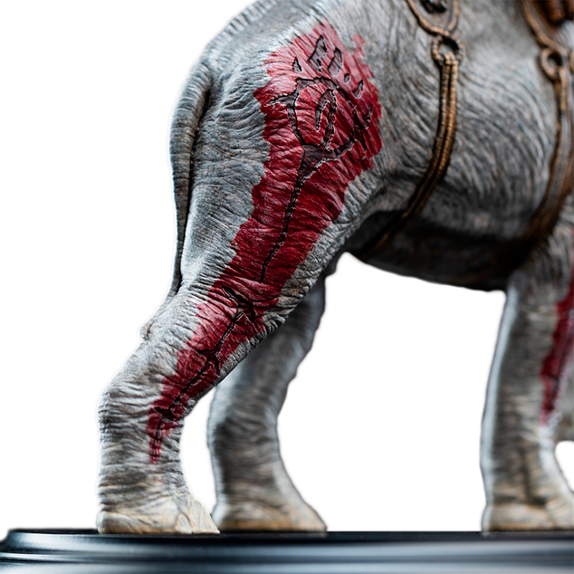 Weta Workshop Le Seigneur des Anneaux Trilogie - Statue Miniature - Mumak en Bataille