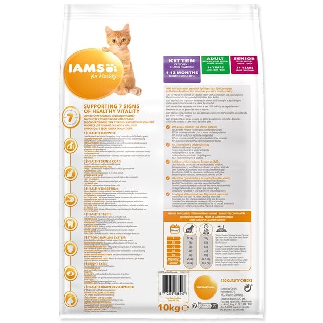 IAMS Cat Kitten Ocean Fish 10kg