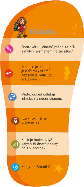 Velké šikuly, 7-8 let - Kvízy na cesty