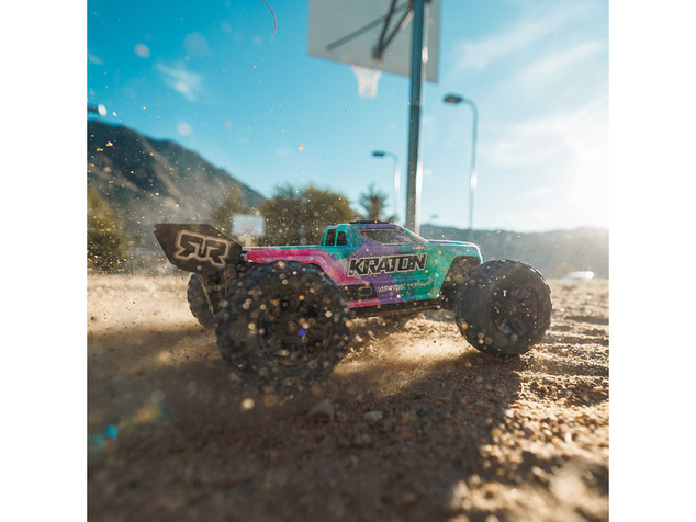 Arrma Mini Kraton 3S DSC BLX 1:16 4WD RTR turkizna/roza