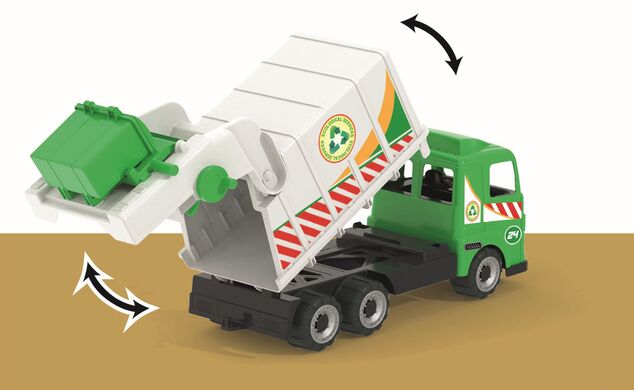 Androni Heavy Trucks camion della spazzatura con ruote gommate - lunghezza 50 cm