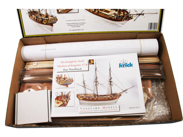 Vanguard Models Duchess of Kingston 1778 1:64 kit