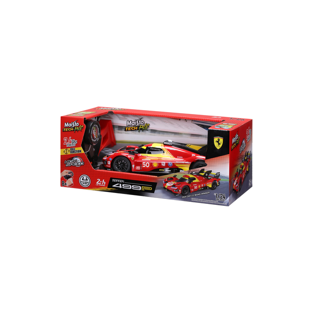 Maisto RC - ENDURANCE RACER - Ferrari 499P (2024 24H Le Mans Champion), 1:24, 2,4 GHz, USB