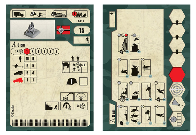 Wargames (WWII) фигурки 6111 - Немски 81мм миномет с екипаж (1:72)