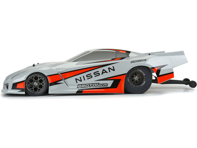 PROTOform karosérie 1:10 Nissan GT-R R35 Pre šedá: Drag Car