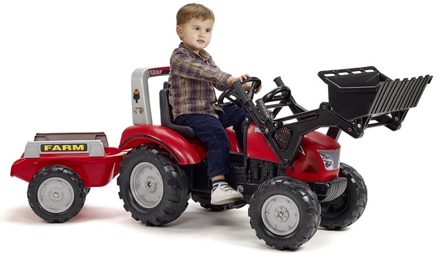 FALK Šliapací traktor 3020AM - Mc Cormick X.7 s prívesom