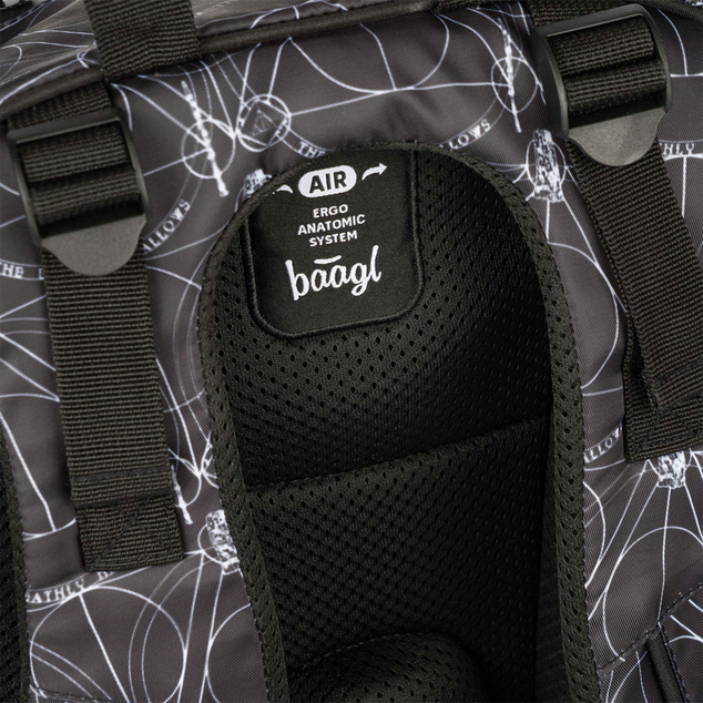 BAAGL SADA 3 Skate Harry Potter Die Heiligtümer des Todes: Rucksack, Federmäppchen, Tasche