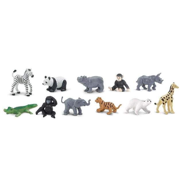 Safari® Toob Mláďatá Zoo 11 figúrok