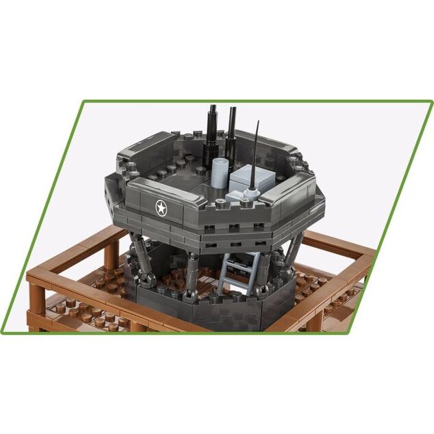 Cobi II WW U.S. kontrolná veža, 1:35, 664 k, 2 f