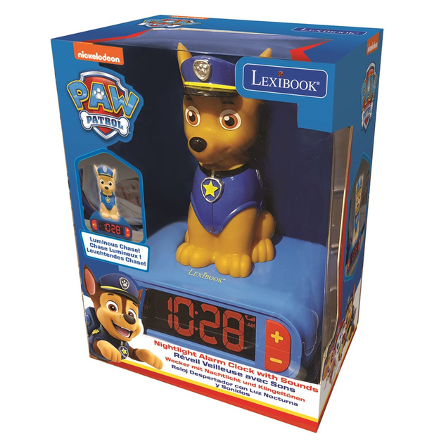 Lexibook Budík s nočným 3D svetlom Paw Patrol Chase