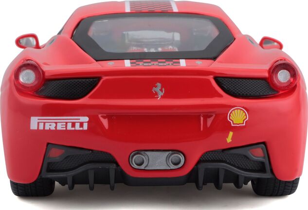 Bburago 1:24 Ferrari Racing 458 Challenge Rot
