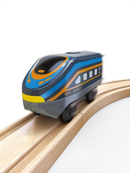 Hape Lokomotíva Intercity na batérie, čierna