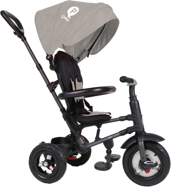 QPLAY Trojkolka Rito air gel (Rubber) Grey
