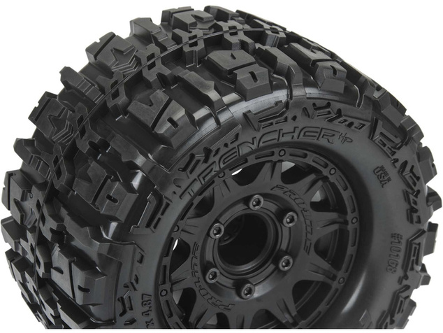 Pro-Line kolo 2.8", pneu Trencher HP Belted, disk Raid H12 čierny (2)