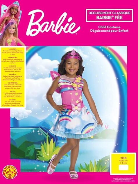 BARBIE Fairy detský kostým veľkosť (122-128cm)
