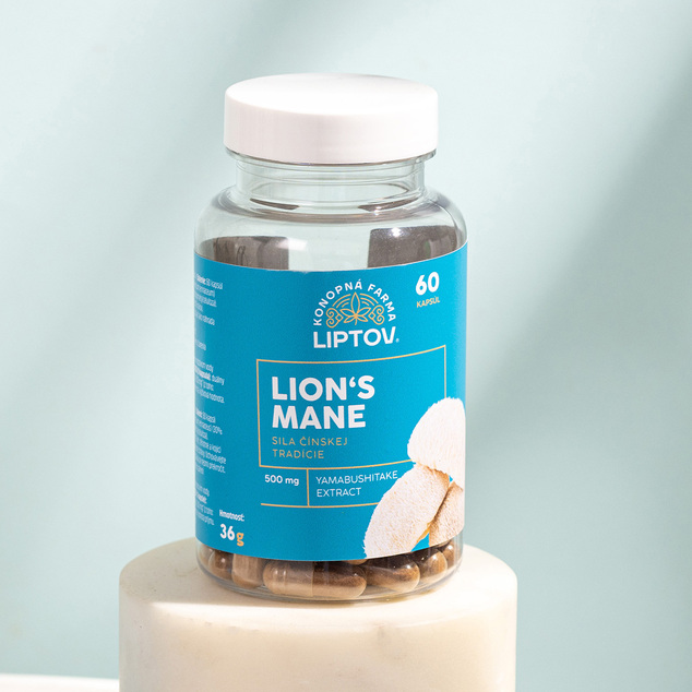 Lions´s mane 60 kapsúl (500mg extraktu / kapsula)