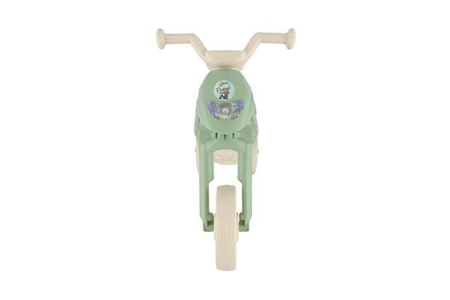 Bicicletta senza pedali Enduro Yupee verde pastello grande altezza sedile 31cm capacità di carico fi