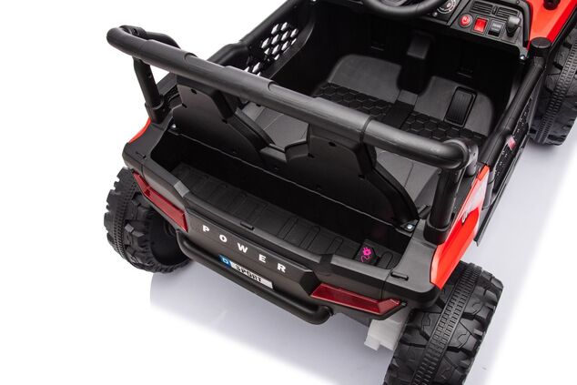 Elektrické autíčko UTV Small 12V, červené, Pohon zadných kolies, 12V batéria