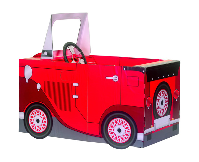 Fiesta Crafts 3D skladačka Vintage auto červené