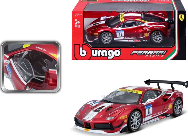 Bburago 1:24 Ferrari Racing 488 Challenge 2017