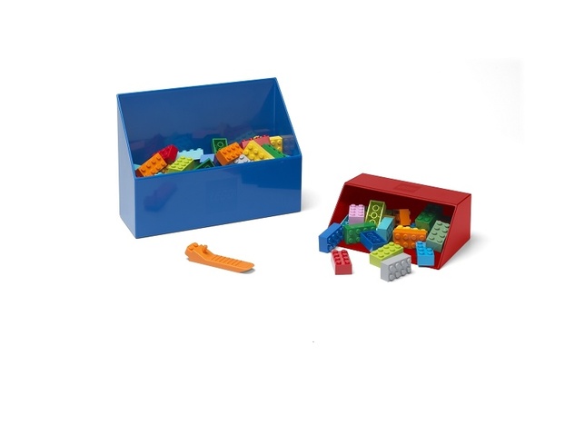 LEGO® Würfelschaufel - rot/blau, 2er-Set