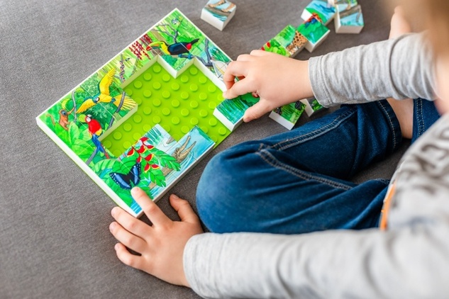 HUBELINO Puzzle-Zvieratá v pralese