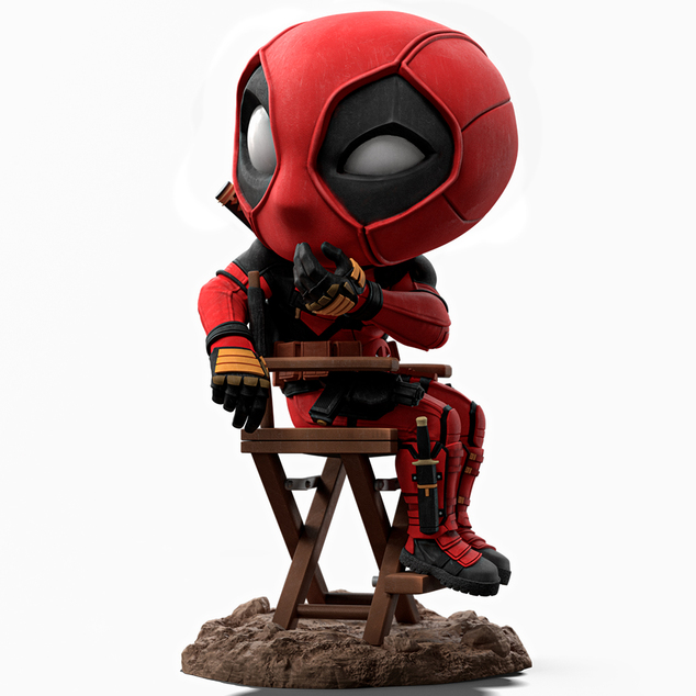 Iron Studios &amp; Minico Deadpool &amp; Wolverine - Deadpool Figura