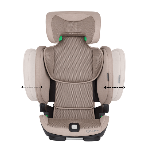 PETITE&amp;MARS Столче за кола Elite Fix Pro i-Size Tan Brown Air 100-150 cm (15-36 kg)