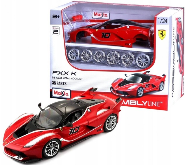 Maisto - KIT FERRARI ASSEMBLY LINE, Ferrari AL - Ferrari FXX K, 1:24