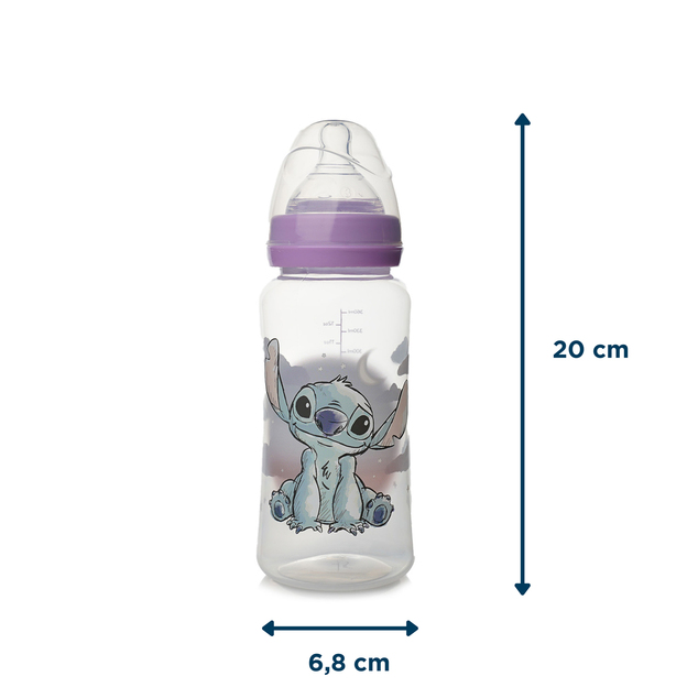 Detská fľaša antikoliková 360 ml, LILO &amp; STITCH