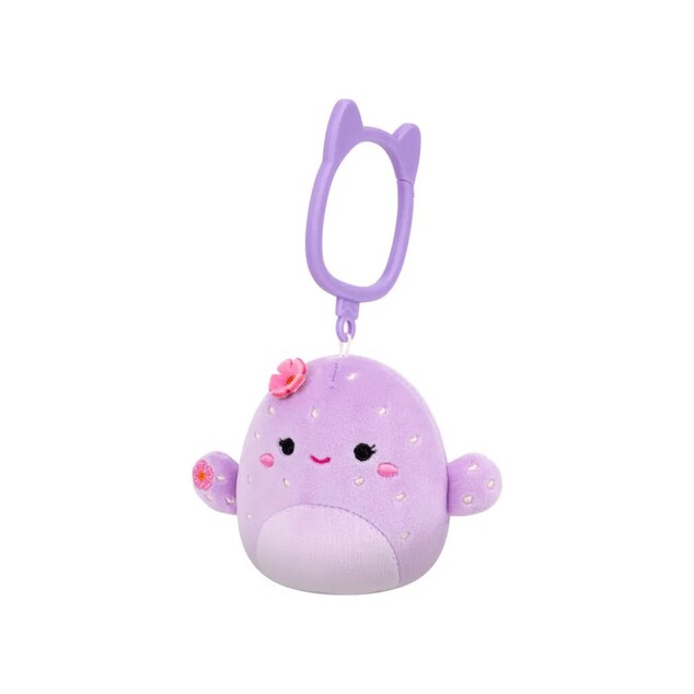 Squishmallows Kľúčenka Fialový kaktus - Adrienne