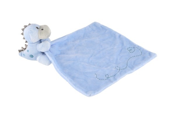 Dinosaurio adormecedor peluche 24x24cm azul