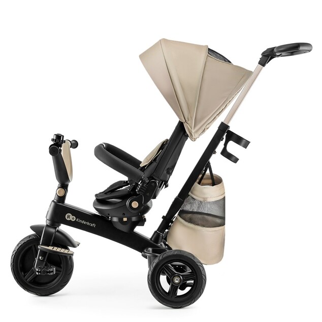 Kinderkraft Detská trojkolka Easytwist Beige