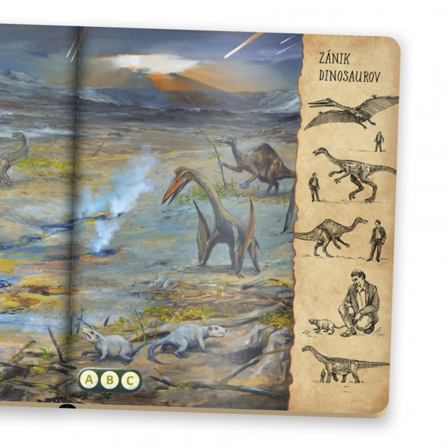 Albi Kúzelné čítanie Kniha Dinosaury