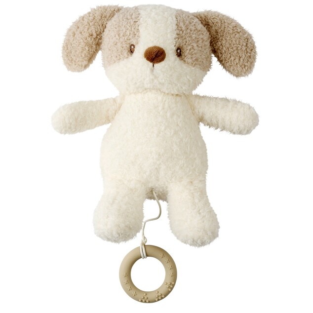 NATTOU Hračka plyšová hudobná Teddy psík 24 cm