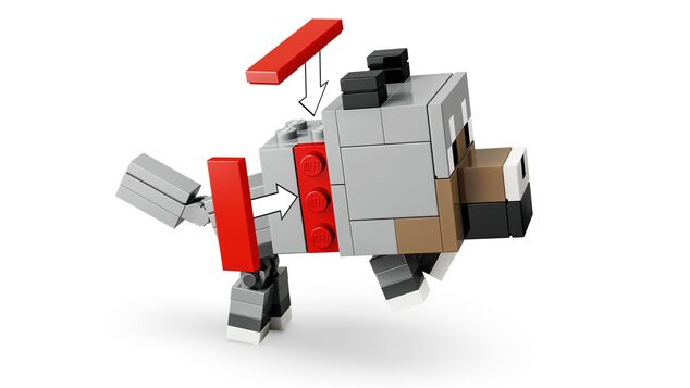 LEGO® Minecraft™ 21592 Kurací džokej a útok v púšti