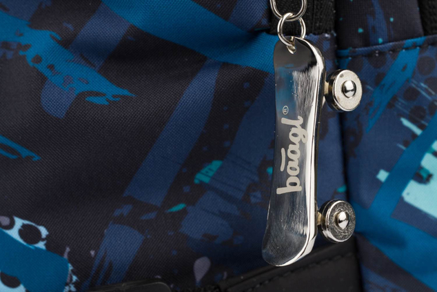 BAAGL SADA 3 Skate Strukturen: Rucksack, Umhängetasche, Tasche