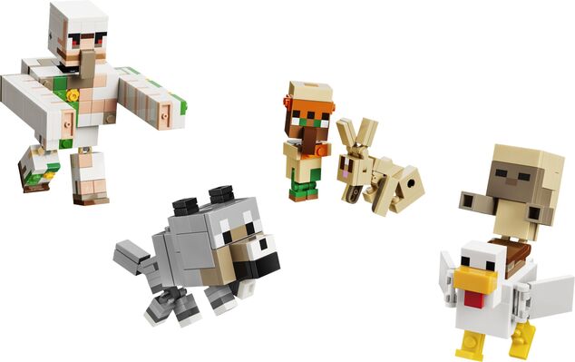 LEGO® Minecraft™ 21592 Kurací džokej a útok v púšti