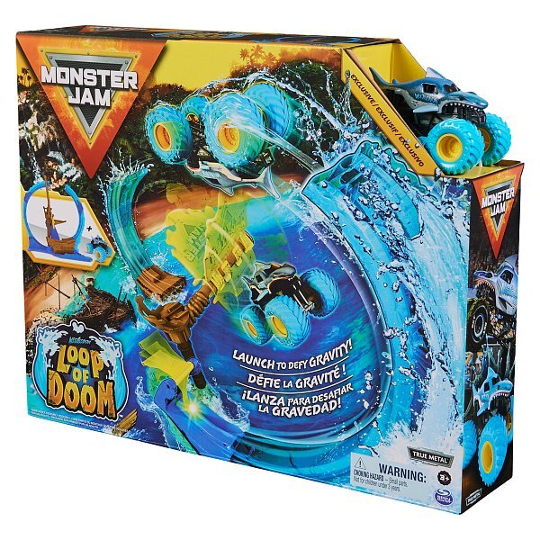 Monster Jam - Hrací set Megalodon Zoop of Doom, 1:64