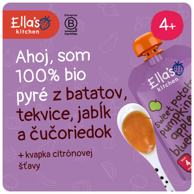 Ella's Kitchen BIO Batáty, tekvica a jablko (120 g)