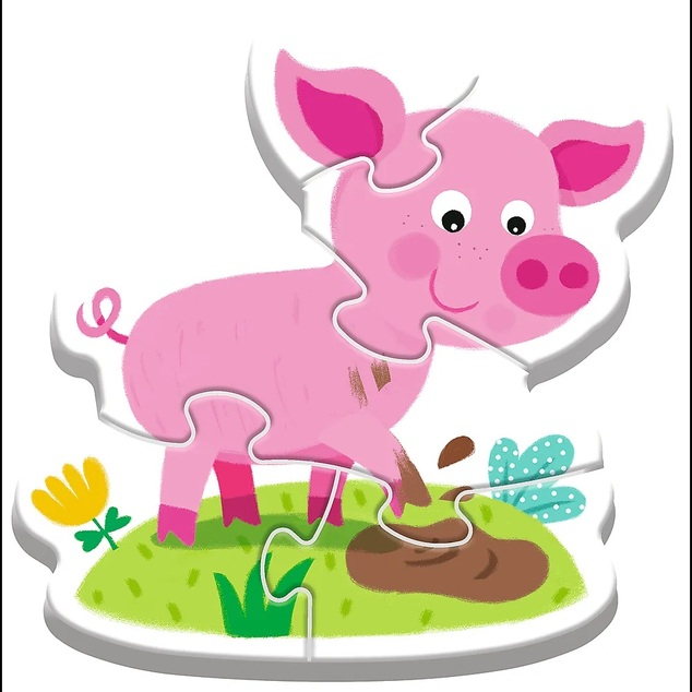 Trefl Moje prvé puzzle Na farme