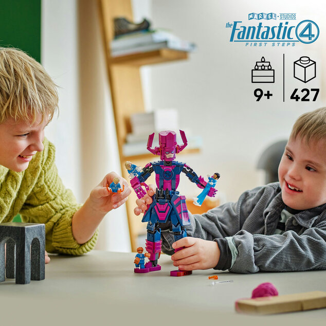 LEGO® Marvel 76316 Fantastická štvorka vs. zostaviteľná figúrka Galactusa