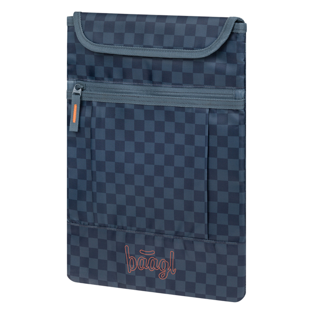 BAAGL SET 5 Core Ska blau: Rucksack, Federmäppchen, Beutel, Gürteltasche, Laptop-Hülle GRS