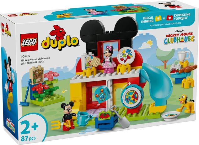 LEGO® DUPLO® Disney  10465 Mickey Mouseov klub s Minnie a Plutom