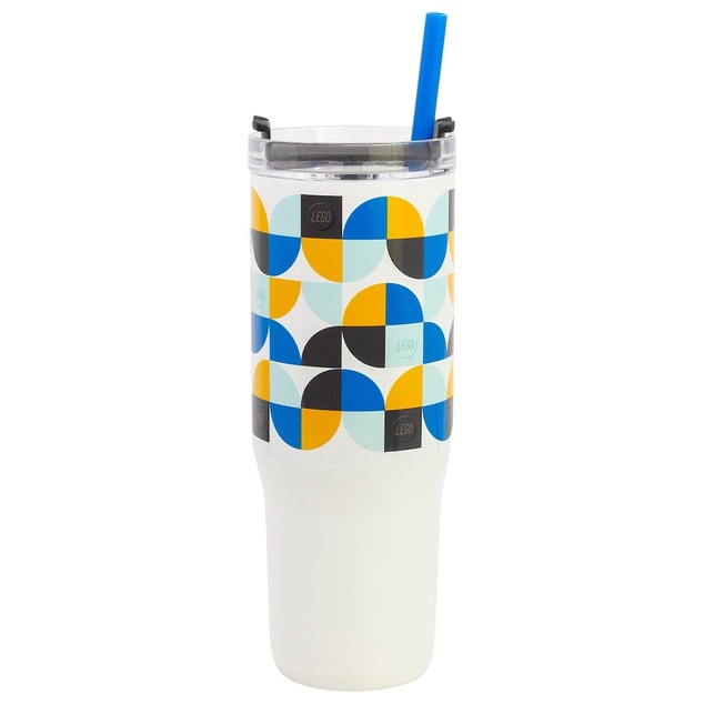 LEGO Tazza Termica con Cannuccia e Manico 920 ml