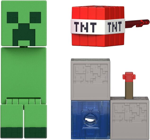 Mattel MINECRAFT® Redstone Charged figura CREEPER 9cm