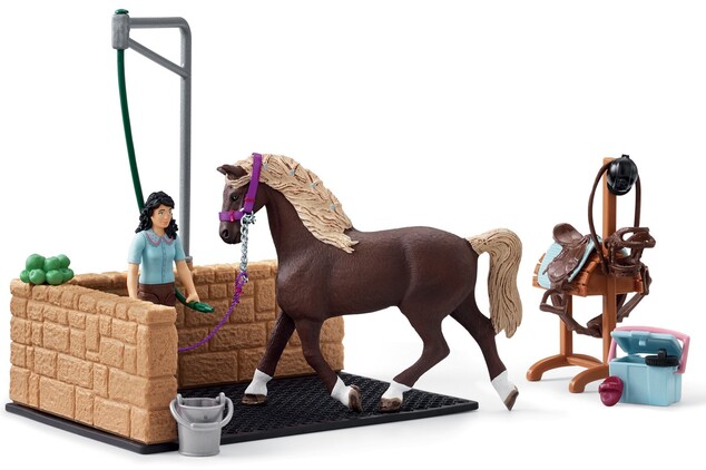 Schleich Umývací kút klubový s príslušenstvom