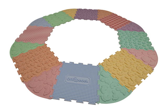 Ortopedek - tapis sensoriels pastel 16 pcs