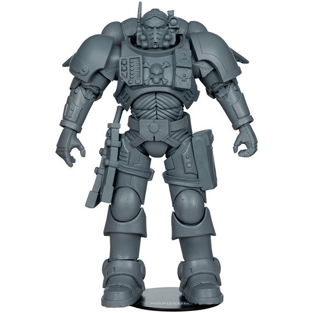 McFarlane figura Warhammer 40,000 Hadnagy Phobos páncélban szürke